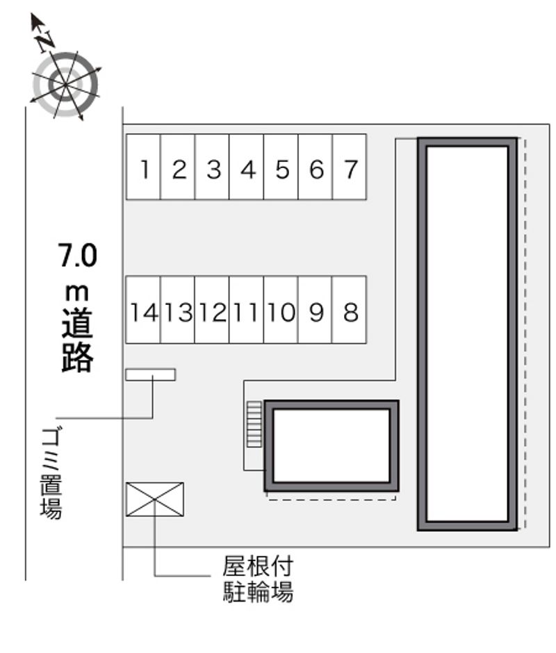 レオパレスデュオ 配置図