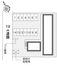 レオパレスデュオ 配置図