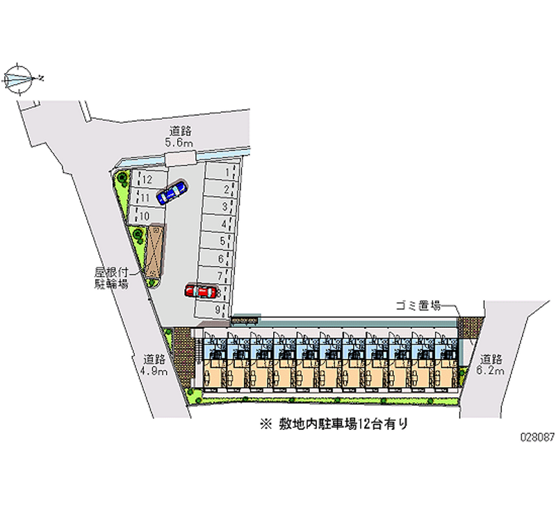 28087 Monthly parking lot