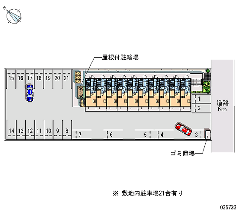 35733 Monthly parking lot