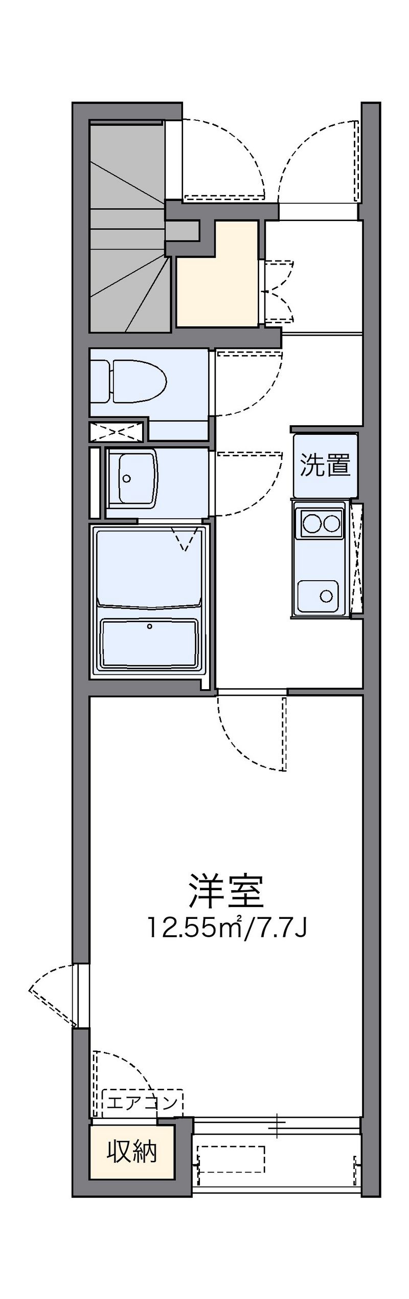 レオネクストカサ　リリオⅡ 間取り