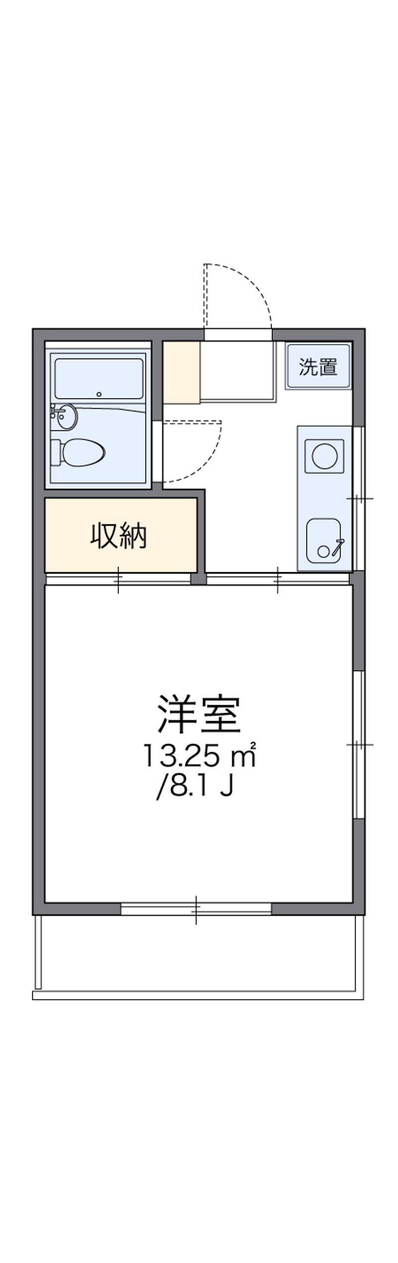 レオパレス山際 間取図