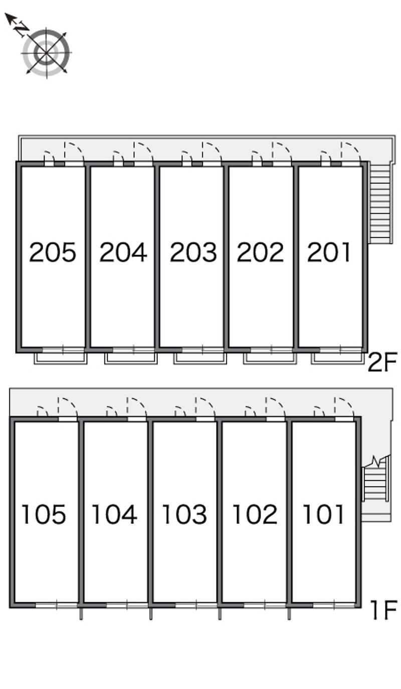 レオパレスルミエール四谷上町 間取り配置図