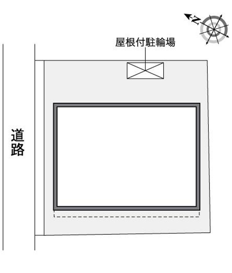 レオパレスリバーサイド弐番館 配置図