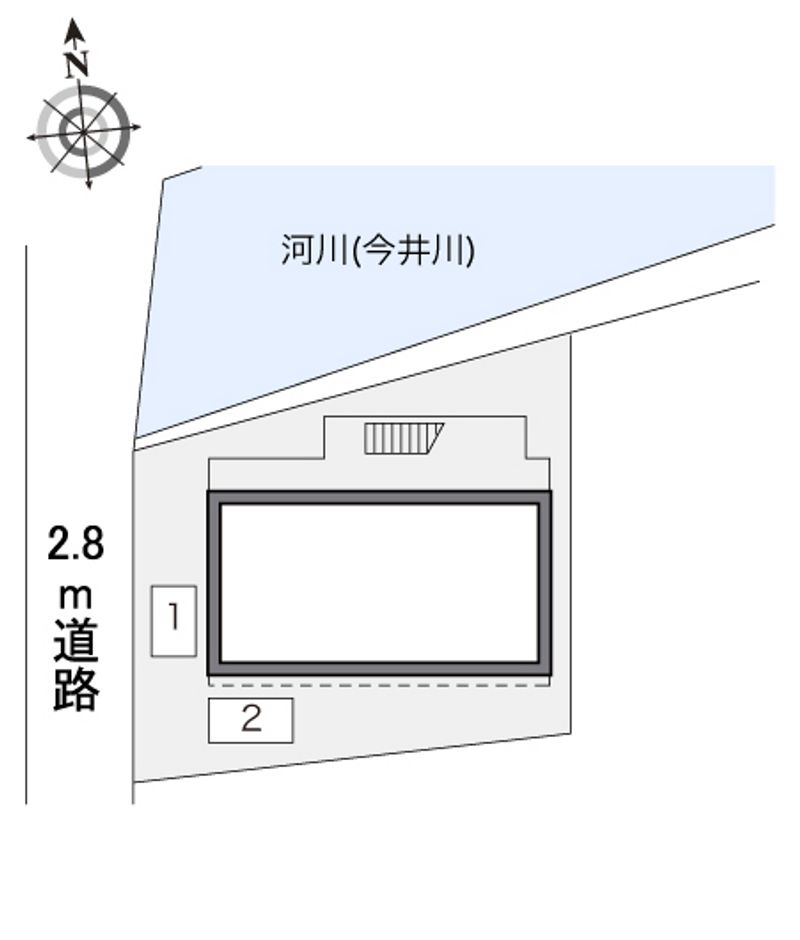 レオパレスＫａｒｉｂａ 配置図