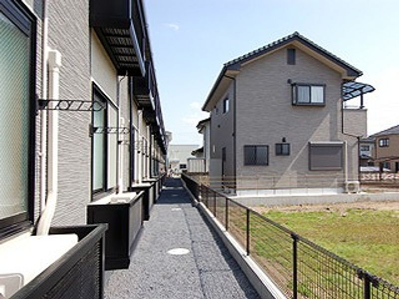 レオパレスグリーンフラットＥ バルコニー