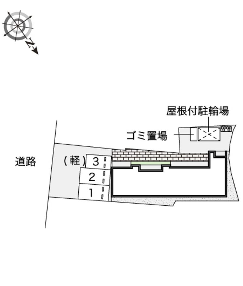 レオネクスト北条 駐車場