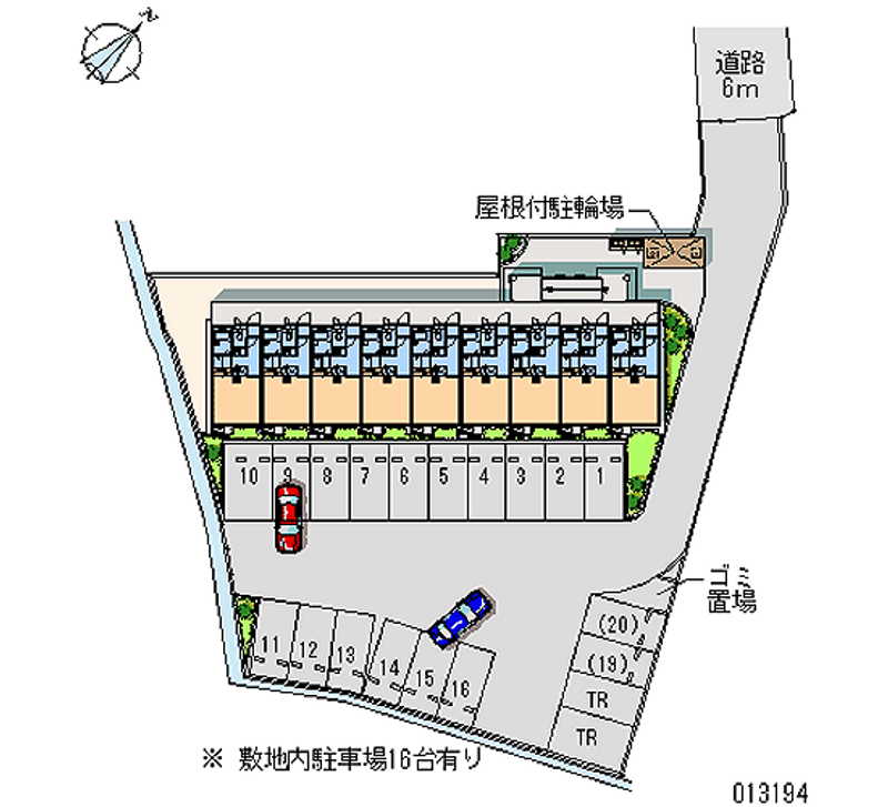 13194 Monthly parking lot