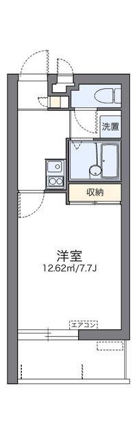 レオパレス牧志 間取り図