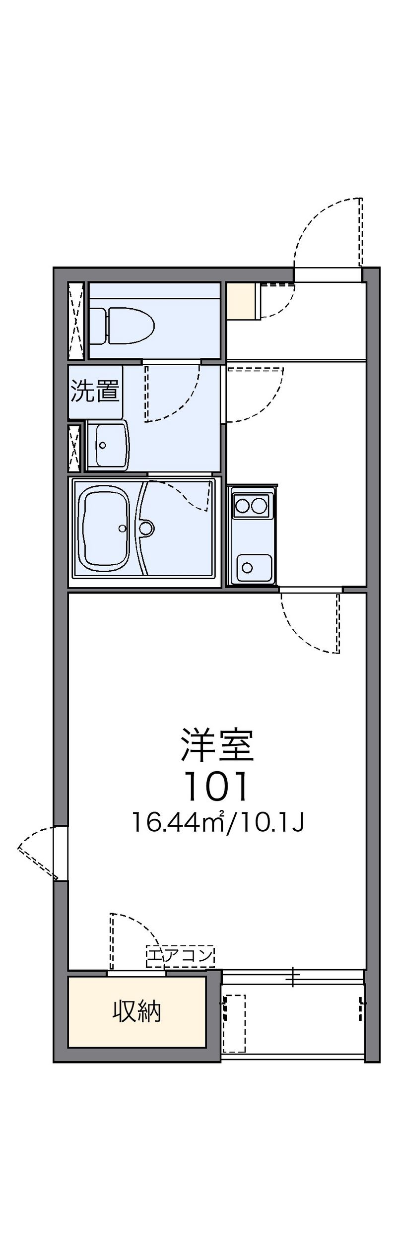 レオネクストドエルコンフォート 間取図