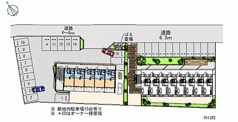 レオパレスロイヤル　ミヤケ 月極駐車場