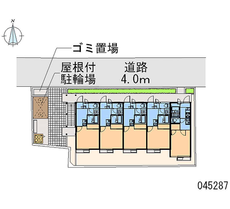 レオパレスラッキーサン横浜 区画図
