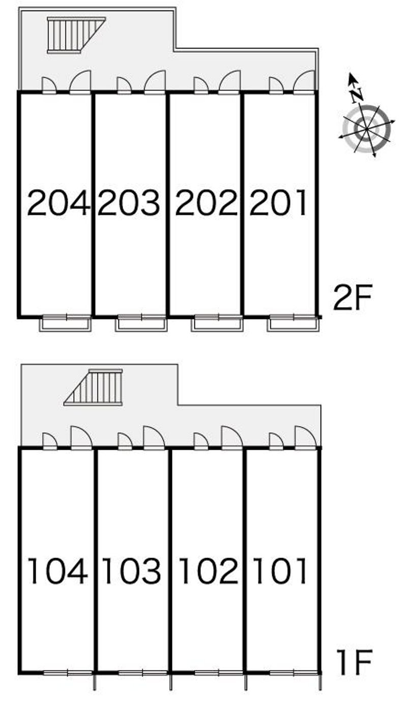 レオパレス広貴 間取配置図