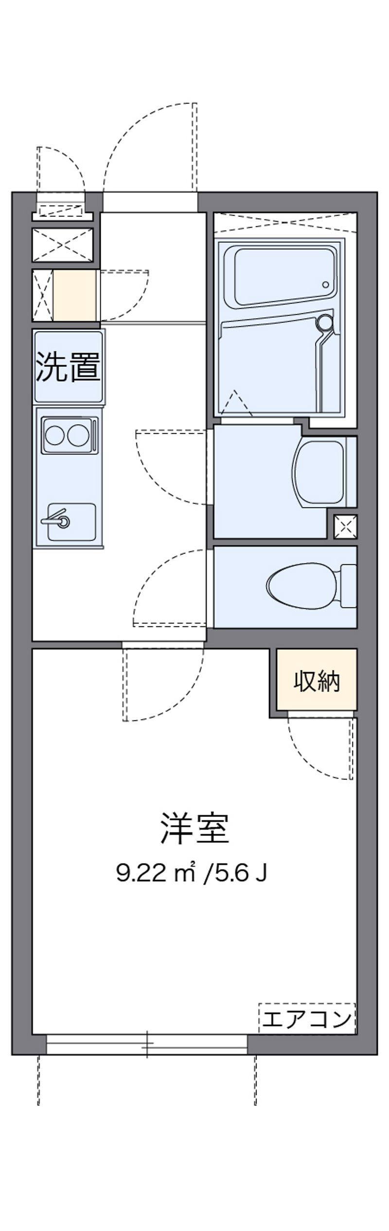 クレイノ桜が丘 間取図