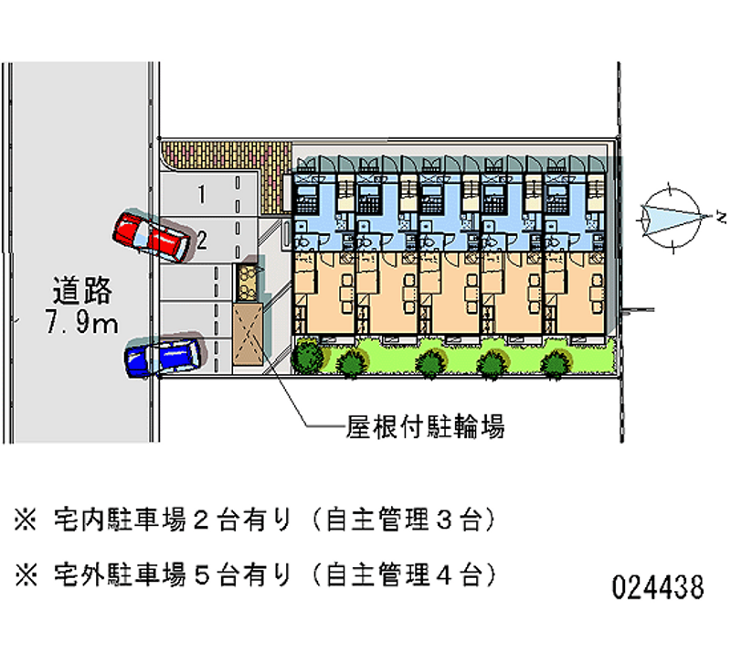 24438 bãi đậu xe hàng tháng