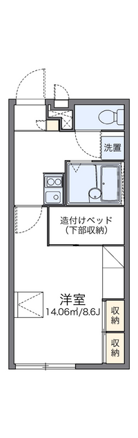 レオパレスノーヴァ 間取り図