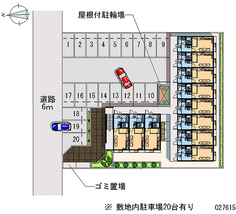 27615 Monthly parking lot