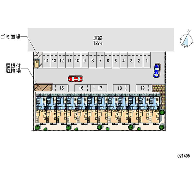 21495 Monthly parking lot