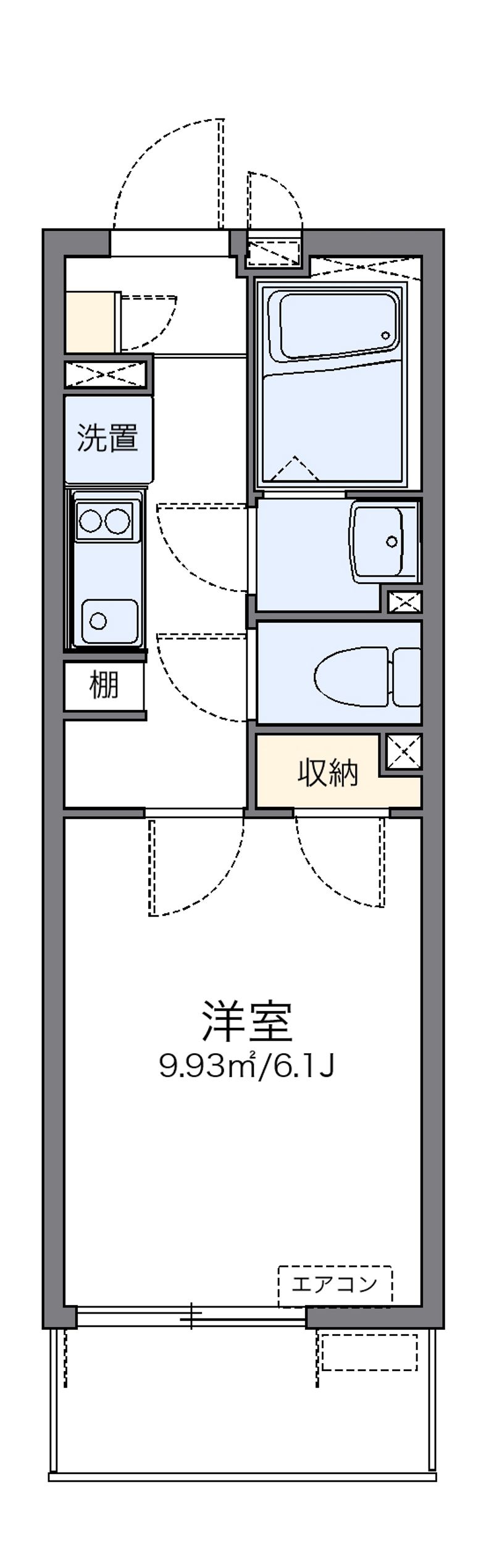 レオネクストコナ＆ミルク 間取図