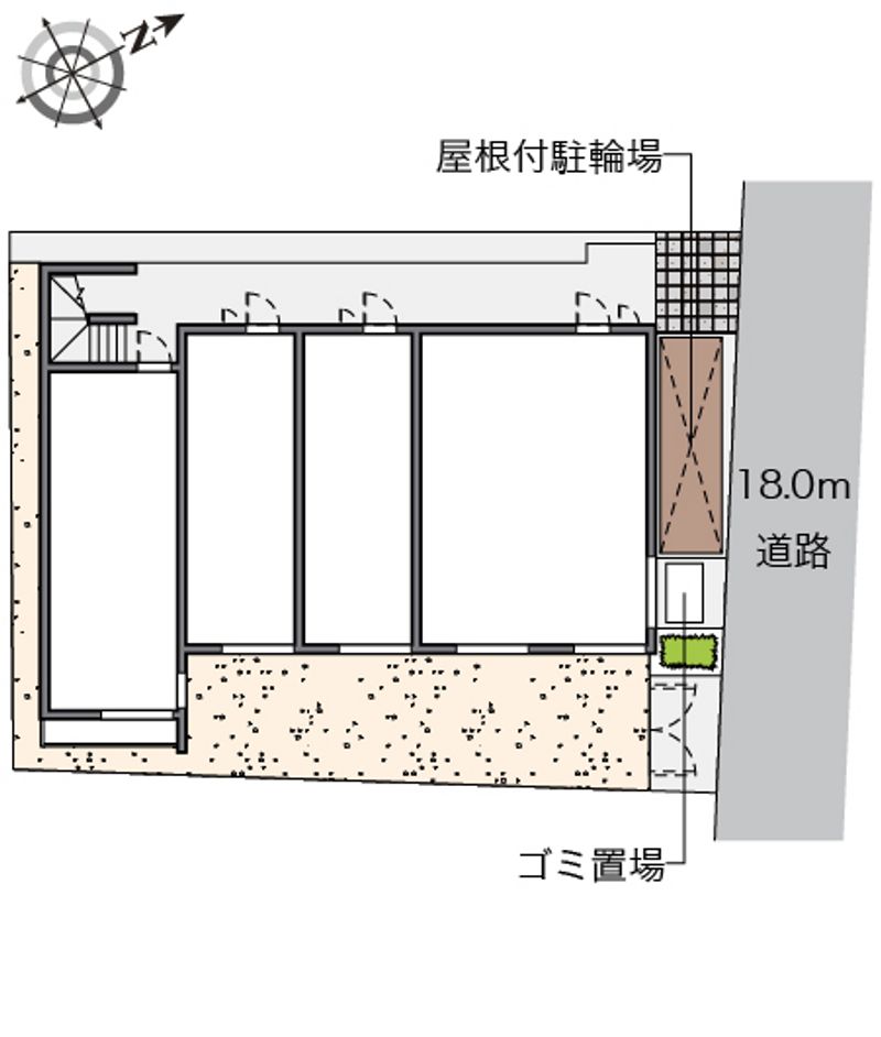 クレイノ西調布 配置図