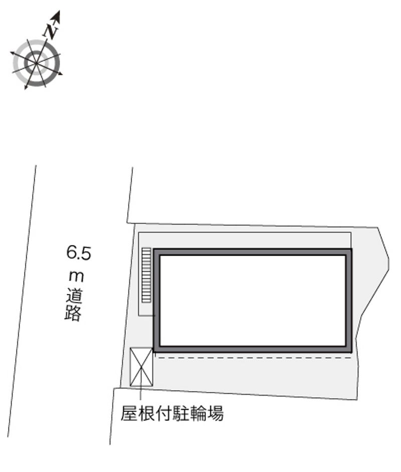 レオパレス諫早駅前 配置図