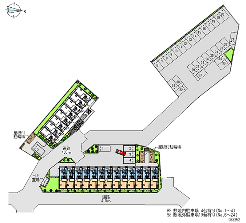 33252 Monthly parking lot