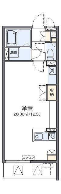 レオネクストうめの木 間取り図