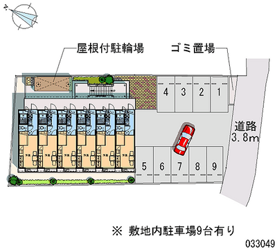 33049 Monthly parking lot