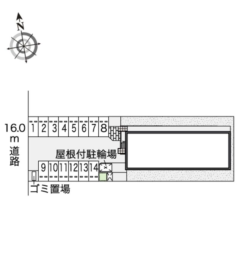 レオネクストクレメンテ 駐車場