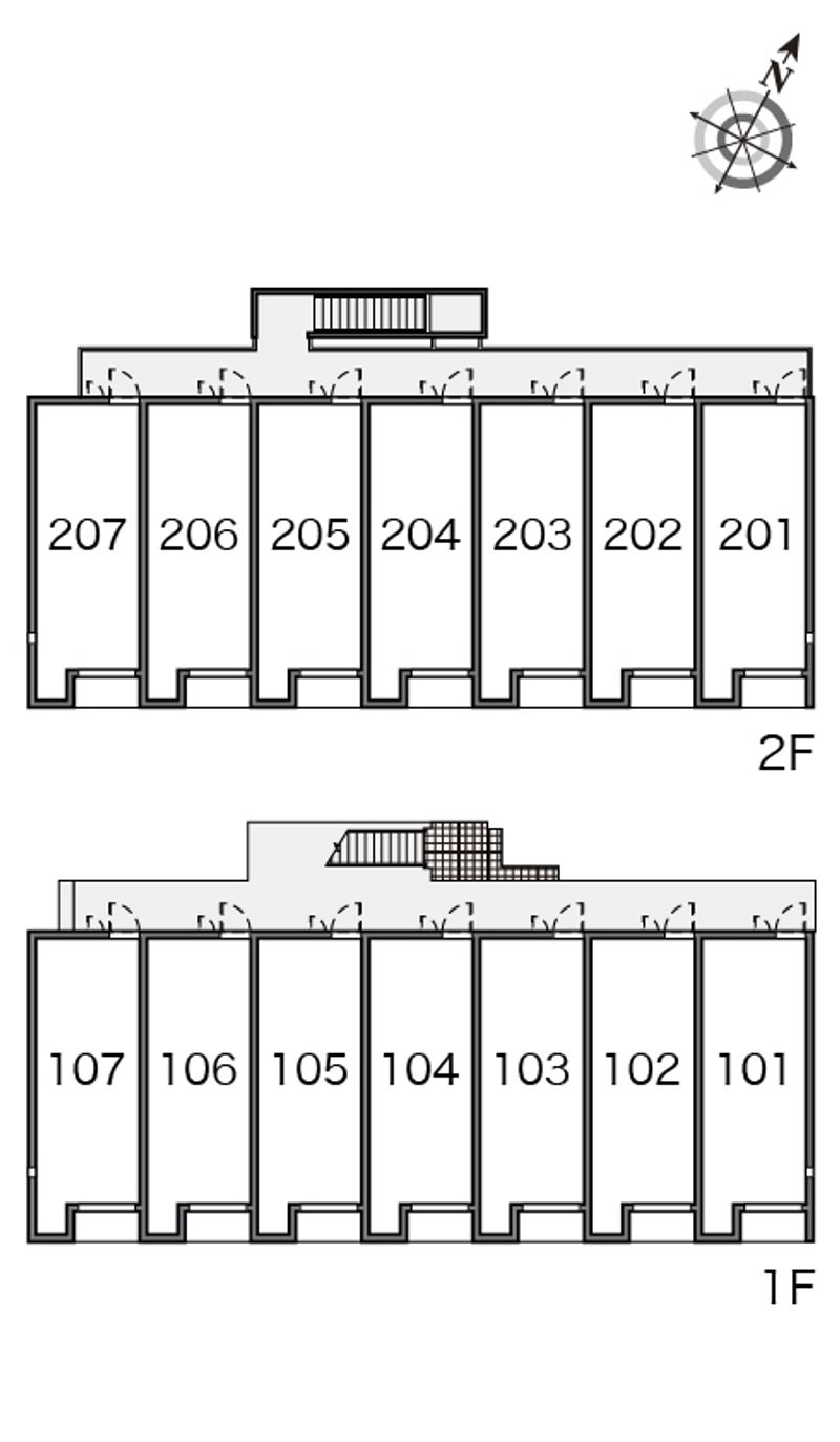 レオネクスト淀　リヴィエール 間取り配置図