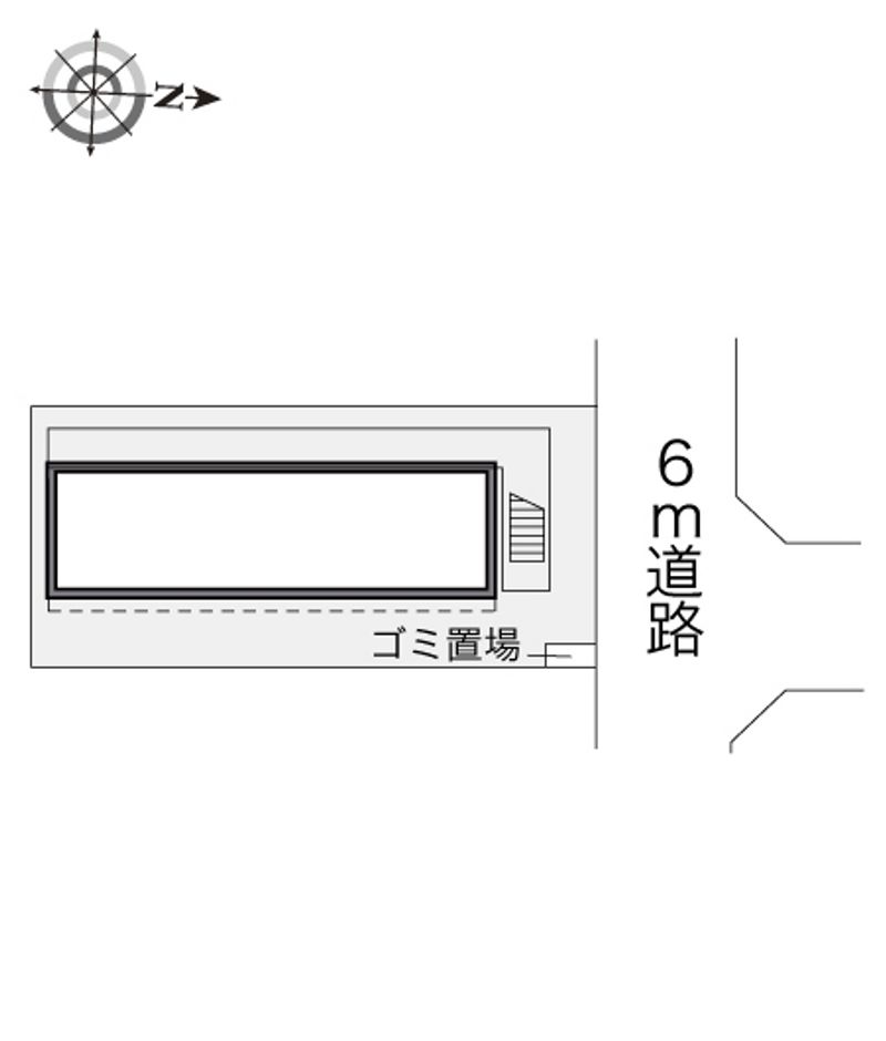 レオパレスメゾンプレミール 配置図
