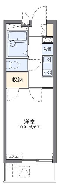 レオパレス名古屋正木 間取り図