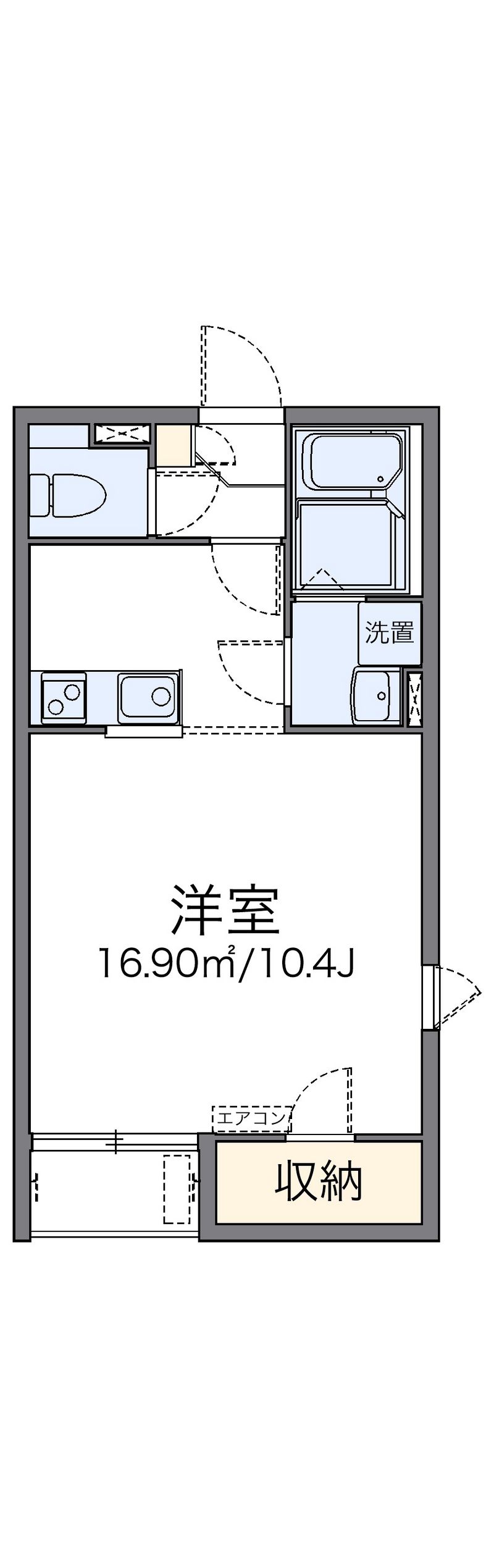 レオネクスト上甲子園 間取図