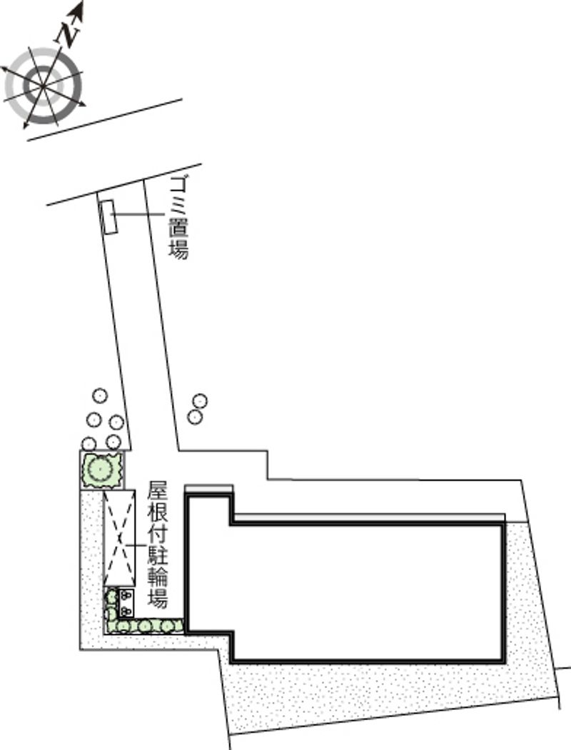 レオネクストアルデンテ　本町 配置図