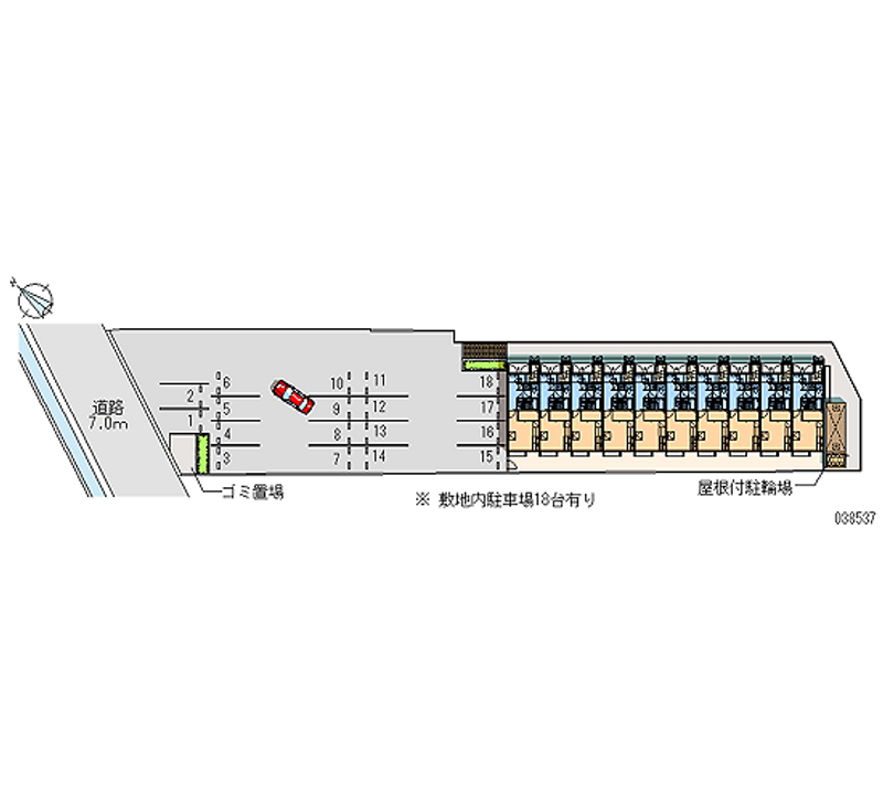 38537 bãi đậu xe hàng tháng