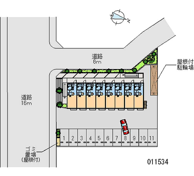 11534月租停車場