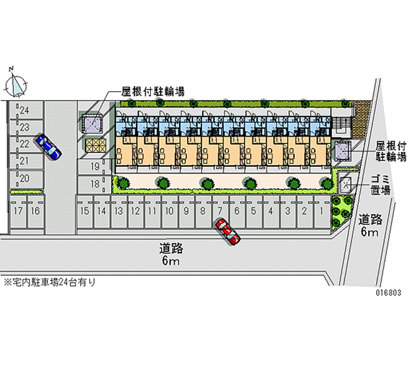 16803 Monthly parking lot