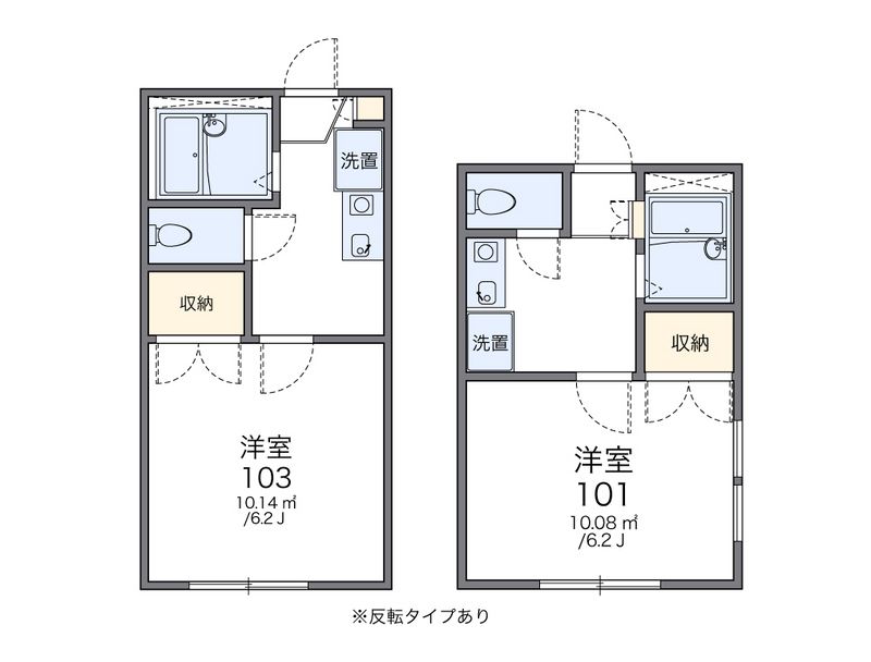 レオパレスナカムラⅠ 間取図