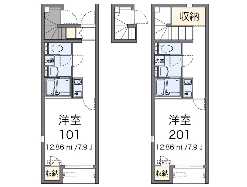 レオネクストメゾン　ド　北条 間取図