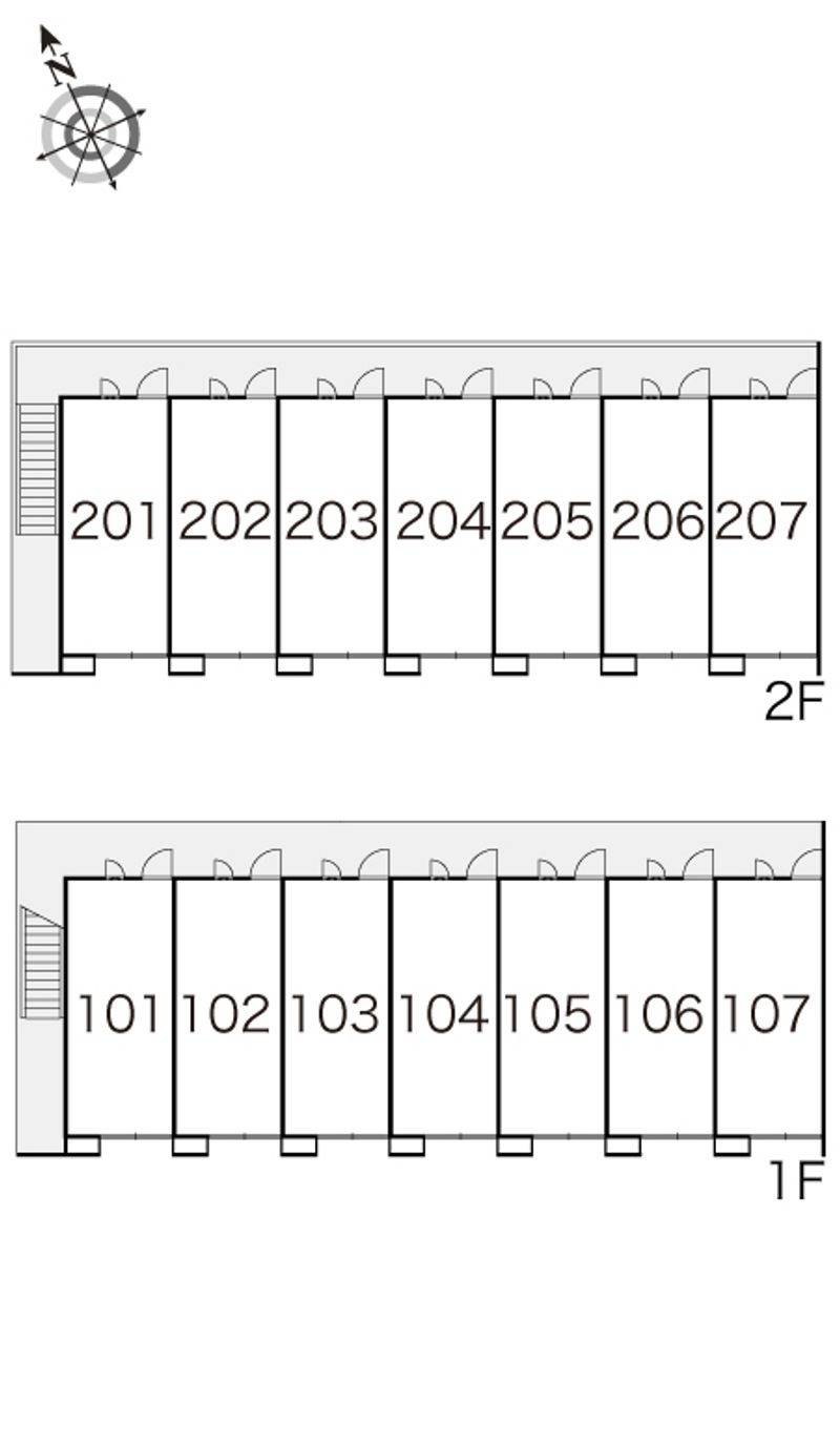 レオパレスしなの 間取り配置図