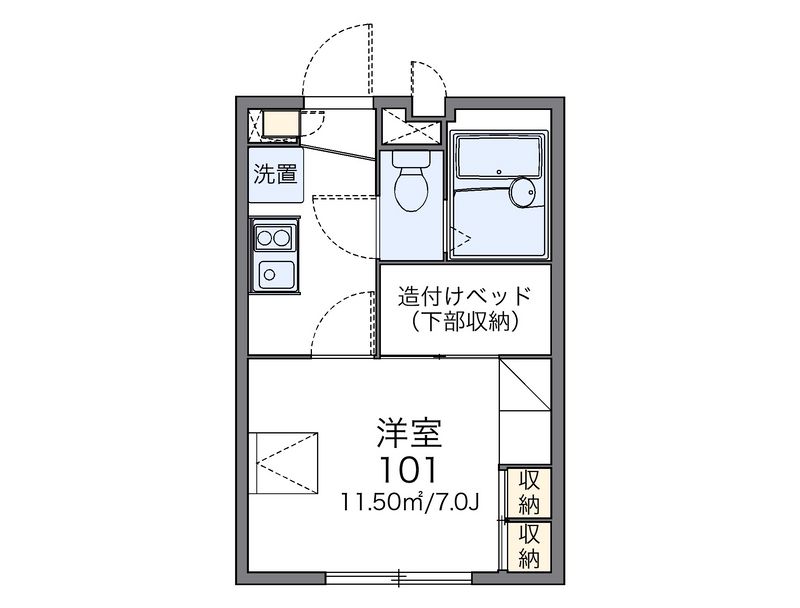 レオパレスＴＳ 間取図