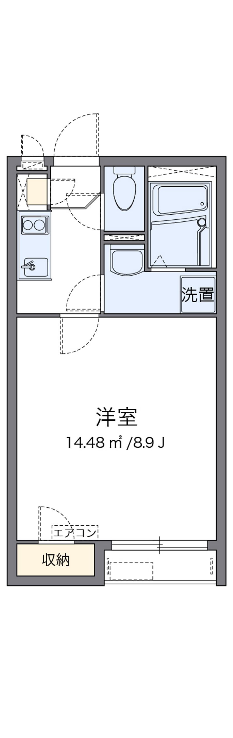 クレイノＯＯＭＵＲＡ 間取図