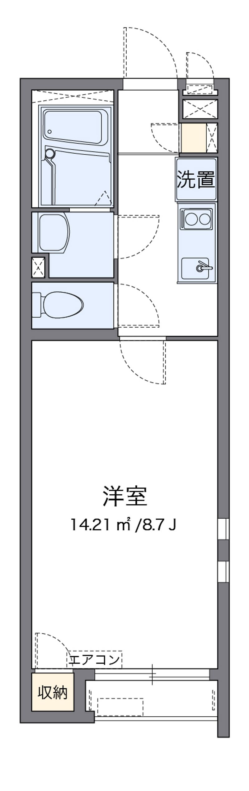クレイノクレエ多の津 間取り