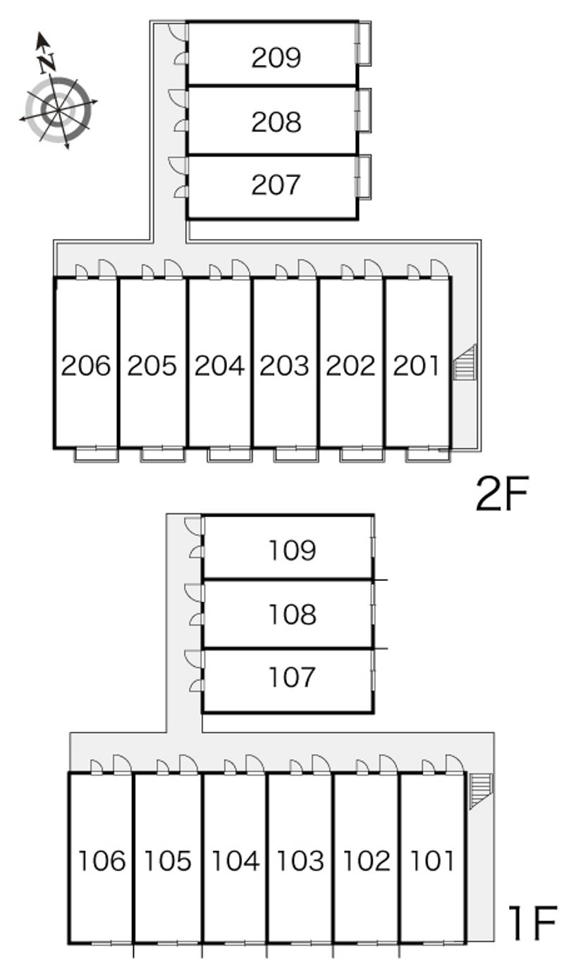 レオパレスシード 間取り配置図