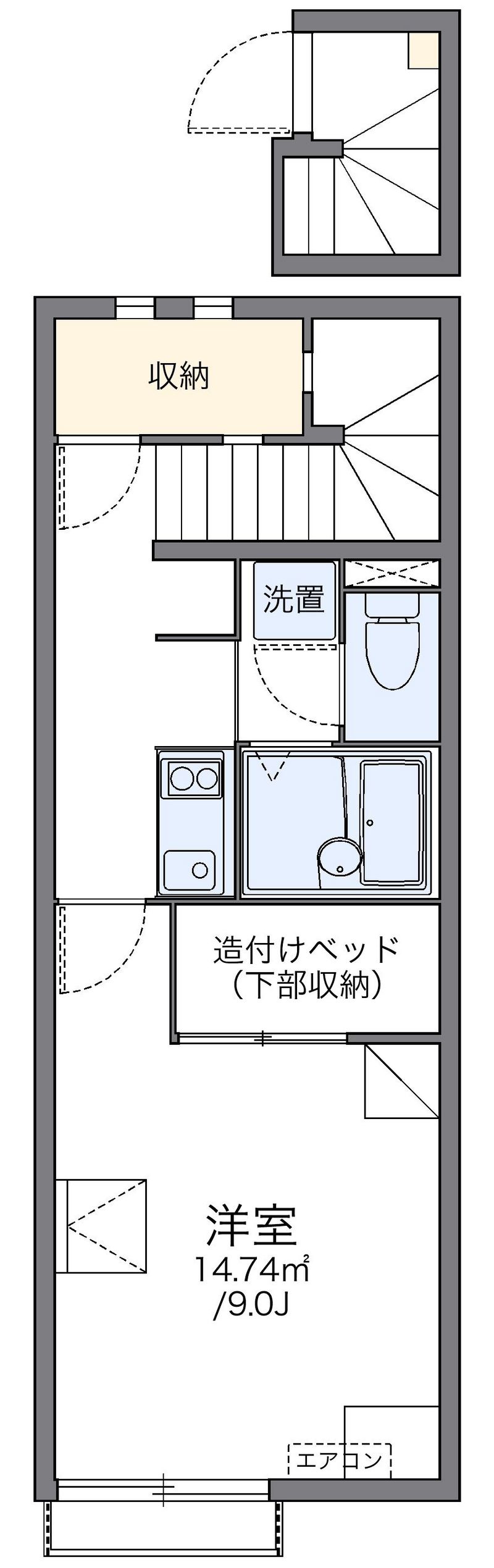 レオネクストフェリチタ　美崎 間取図