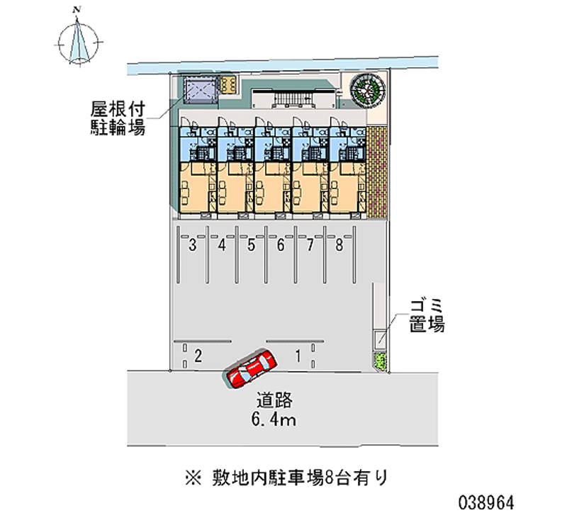 レオパレスレオグランディ７ 月極駐車場