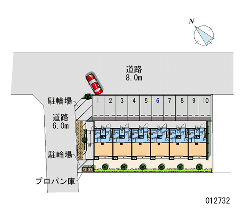 レオパレスエヴァーグリーン 月極駐車場