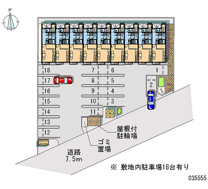 35555 Monthly parking lot