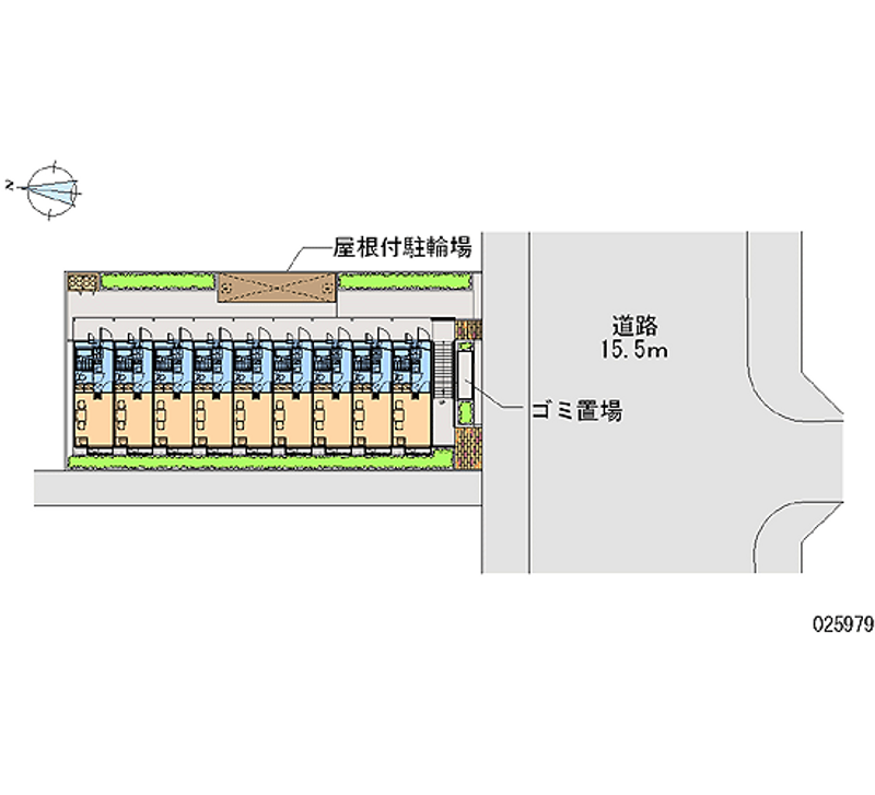 レオパレス佐井寺 区画図