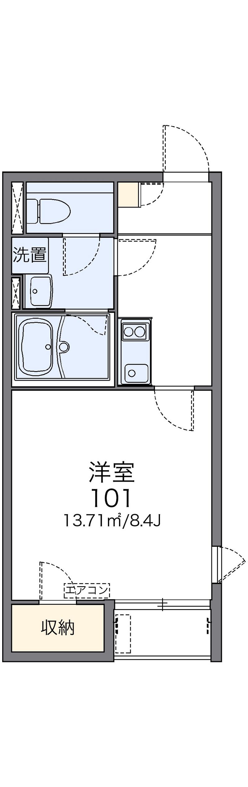 レオネクストドルチェ 間取図